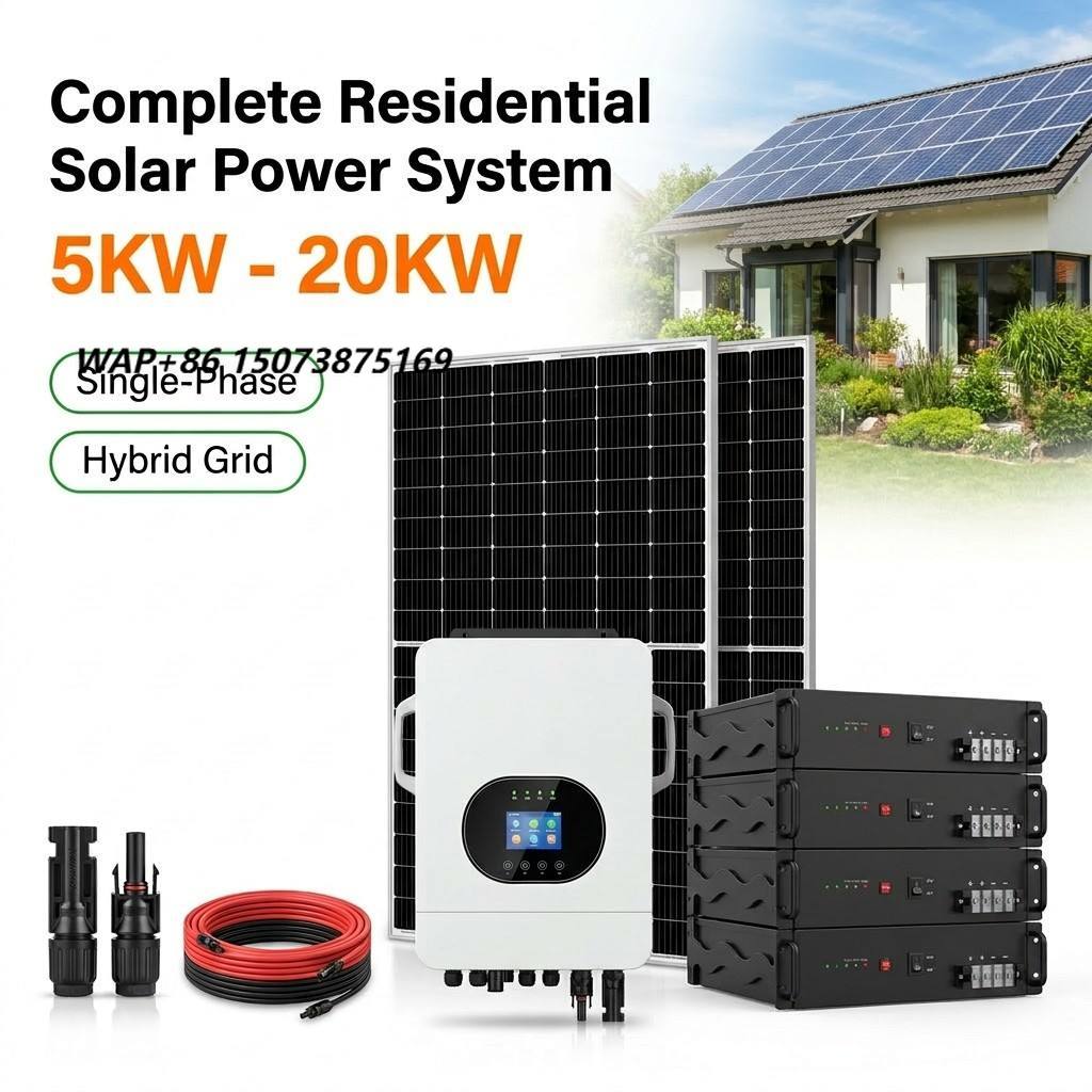 Renewable Energy Kit - 5KW 10KW 15KW 20KW 하이브리드 태양광