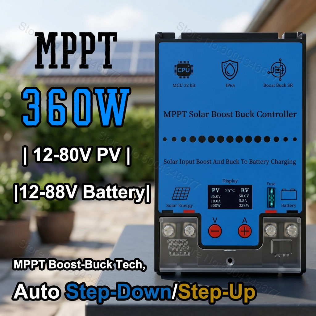 Pwm Charge Controller - MPPT 벅 부스트 태양광 컨트롤러 10A