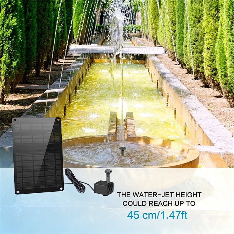 ABLN-솔라 분수 9W 태양광 패널로 작동하는 정원용 - Solar Pool Pump Kit 리뷰 및 가격