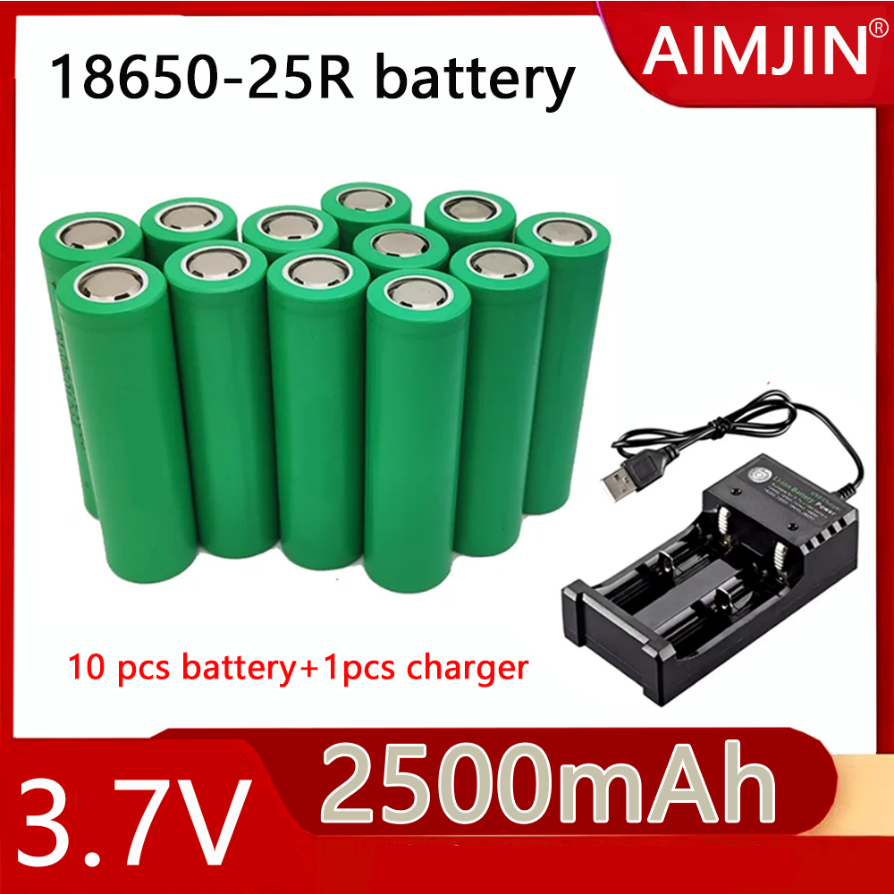 18650 25R 3.7V 2500mAh 새로운 고품질 - Renewable Energy Technology 리뷰 및 가격