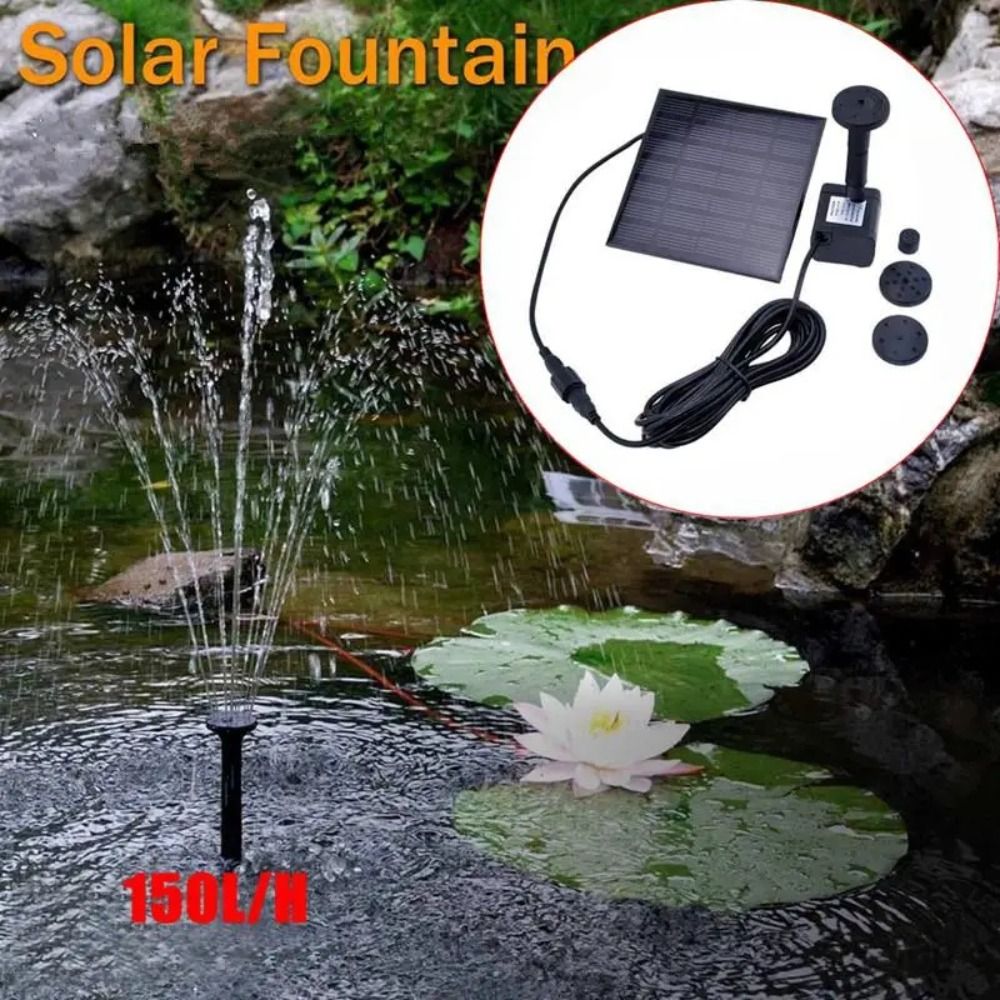 1.4W 미니 태양열 분수 펌프 전원 패널 키트, 태양 - Solar Pool Pump Kit 리뷰 및 가격