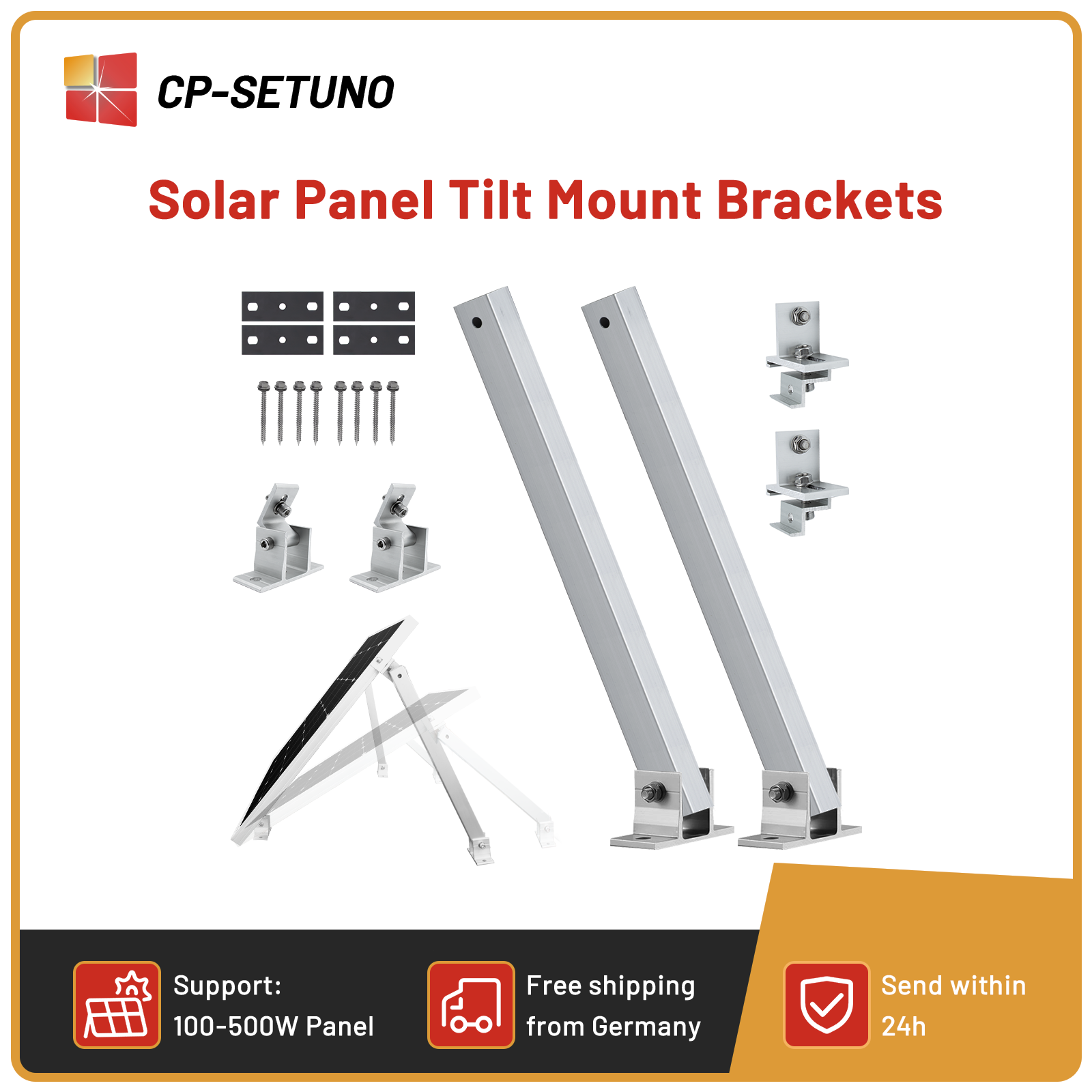 CP-SETUNO 태양광 패널 마운트, 각도 조절 가능 - Solar Panel Tilt Mount 리뷰 및 가격