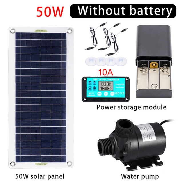 50W 태양광 워터 펌프 세트 저소음 DC 브러시리스  - Solar Pool Pump Kit 리뷰 및 가격
