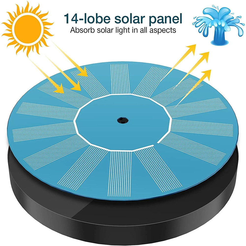 13cm 부동 태양 전지 패널 태양 분수 펌프 조류 목 - Solar Pool Pump Kit 리뷰 및 가격