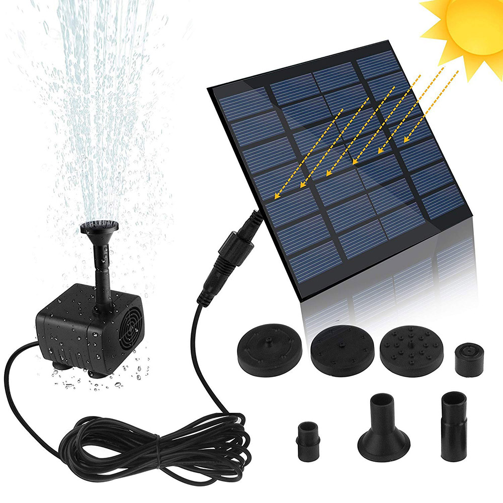 정원 수영장용 미니 태양열 분수 펌프, 물 펌프 파워  - Solar Pool Pump Kit 리뷰 및 가격