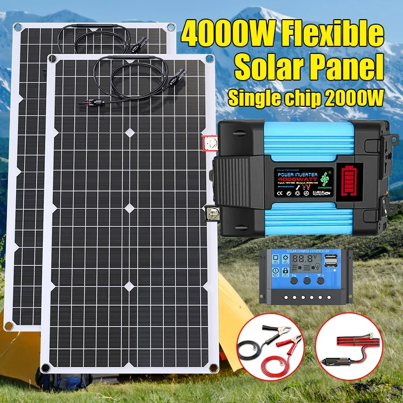 4000W 태양광 패널 키트 12V ~ 110V/220 - Renewable Energy Kit 리뷰 및 가격